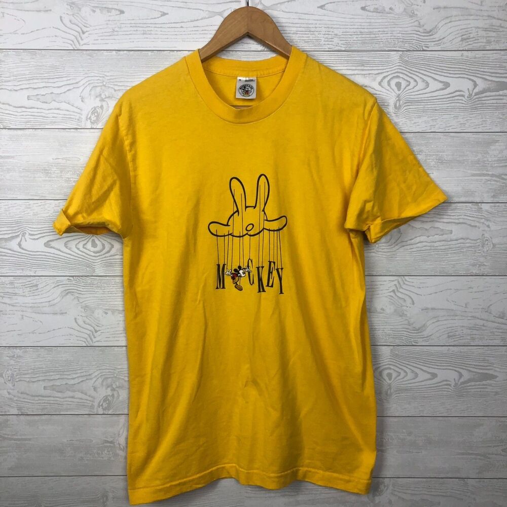 VTG Disney Mickey & Co Embroidered Mickey Mouse Short Sleeve Tee Adult Medium